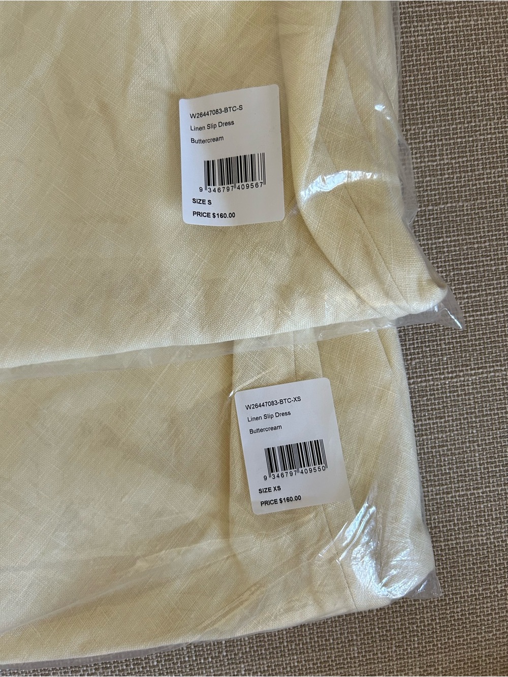 BEST NWT Venroy Linen Slip Maxi Dress - Buttercream Yellow Quiet Lux Vacation - Picture 6 of 7